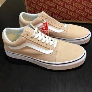 vans old skool frappe & true white womens shoes
